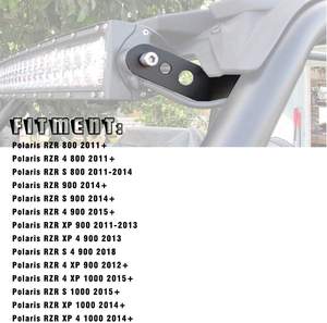 Vente en gros 30 32 pouces barre lumineuse LED pilier A sous les supports de montage de toit matériau métallique pour <span class=keywords><strong>POLARIS</strong></span> <span class=keywords><strong>RZR</strong></span> 900 1000 <span class=keywords><strong>800</strong></span> - Product Image 5