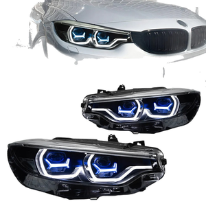 Nuevos Faros LED Láser de 12V y 6000K para Serie 4 M4 F32/F36/F82 2014-2019, Reequipamiento en Amarillo y Blanco - Product Image 3