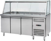 Réfrigérateur professionnel BTL1500 438L écologique supermarché bar à salades bar à bières avec décapsuleur refroidisseur frigorifique pour boissons