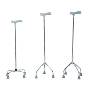 Bastón de Aluminio de Cuatro Patas Longdong Xuhaode, Ligero y Portátil, para Personas Mayores y con Discapacidad, Uso Doméstico - Product Image 2