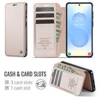 Étui portefeuille ultra fin CaseMe pour Samsung Galaxy S26 Plus S25 S24 S23 S22 S21 S20 avec charge rapide RFID multifonctionnel