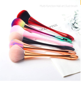 SITELENABY طويلة مقبض مانيكير مسمار أدوات الرسم ل الاكريليك أو ماكياج مسحوق استحى لينة مسمار الفن مزيل الأتربة فرشاة - Product Image 5