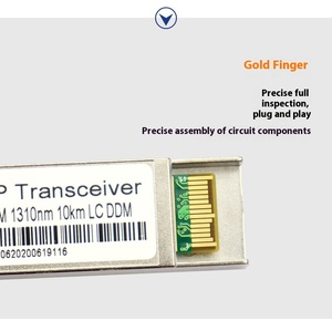 SFP + 10g bidi LC Simplex/Duplex thu phát quang mô-đun 300M-110km MMF/SMF nhà máy OEM cho sợi quang thiết bị - Product Image 3