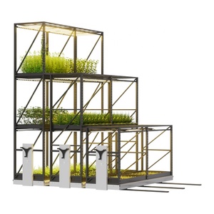 Metal Mobile Compactor High Density Movable Shelf Storage Shelving System Vertical Grow Mobile <strong>Racking</strong> for Crops - Product Image 1