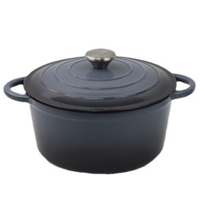 Marmite à soupe ronde profonde portable four hollandais français antiadhésif Grande marmite à ragoût <span class=keywords><strong>casserole</strong></span> en fonte émaillée - Product Image 3