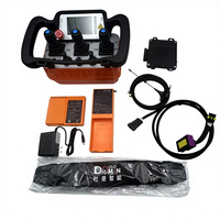 Sistema electrónico de 3 botones con control remoto inalámbrico de 24V personalizado con función anticaída para máquina de perforación industrial
