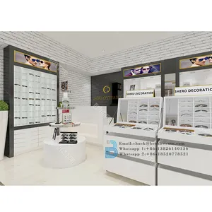 Креативный дизайн, портативный деревянный Витринный Шкаф для очков, оптические магазины, высококачественные фанерные солнцезащитные очки, Светильники для выставочного зала