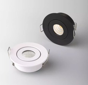 52mm đường kính trắng đen cơ thể mini <span class=keywords><strong>3W</strong></span> dẫn ánh sáng tại chỗ lõm dẫn ánh sáng Trần cho tủ - Product Image 5