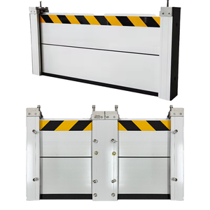 Suministro de barrera de puerta de inundación, placa de Control de inundaciones de aluminio portátil, barrera de protección de pared, barrera de inundación de garaje para protección del hogar - Product Image 1