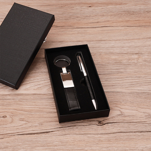 Set regalo con portachiavi e penna in metallo promozionale Design personalizzato <span class=keywords><strong>per</strong></span> uomini e donne in incontri d'affari - Product Image 3