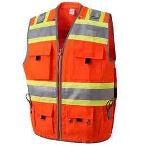 Chaleco de Seguridad Reflectante con Logotipo Personalizado, Certificado ANSI Clase 1 EN 20471, Tallas S-4XL, para Uso en Seguridad y Construcción - Product Image 2