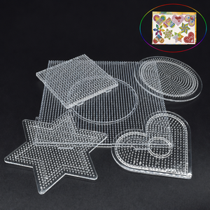 5mm Fuse Beads Vierkant Rond Ster Pegboard Set Patroonkaarten DIY Knutselset STEM Educatief Speelgoed voor Kinderen - Product Image 2