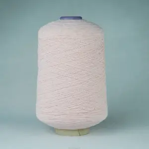 Hilos de tejer hilo cubierto de goma de látex teñido 907575 hilo de doble cubierta de elastano para calcetines