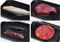 Machine d'emballage sous vide DZT-350 pour crevettes, poisson, fruits de mer, steak, viande, aliments cuits, plateau