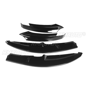 4 Pcs <b>Car</b> Front Bumper Lip Splitter <b>Diffuser</b> Lip Body Kit Spoiler for BMW 1 Series E82 E88 M Sport 2007-2013 - Product Image 3