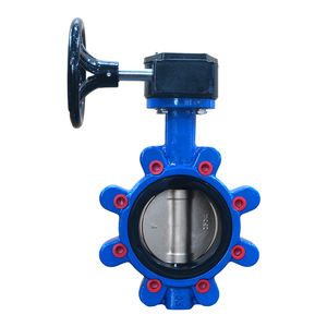 Válvula <span class=keywords><strong>de</strong></span> Mariposa Manual <span class=keywords><strong>de</strong></span> Hierro Fundido Dúctil con Engranaje <span class=keywords><strong>de</strong></span> Gusano y Asa EPDM - Product Image 2