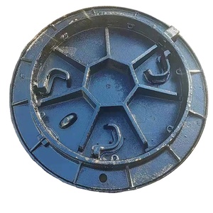 B125 300mm 600mm 900mm 직경 OEM EN124 경량 연성 철 맨홀 커버 프레임 Hengyi Sheng 석유 주차 안전 - Product Image 5