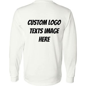 T-shirt unisexe en coton à manches longues 4930R, personnalisable avec votre propre design d'impression pour hommes - Product Image 4