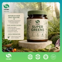 Super Green Superfood Poeder Gemengde Bladgroenten Fruit Groenten Voedingssupplement Poeder voor Groothandel Private Label