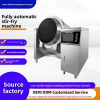 Machine à frire entièrement automatique intelligente à usage commercial pour hôtels et cafés ; Appareil de cuisson multifonction intégré