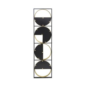 DB 47.2 \ "Miroir mural perlé en métal noir style éclectique avec design contemporain pour chambre salon et entrée - Product Image 6