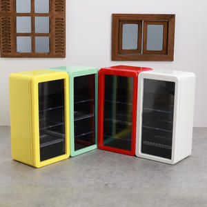 Mini réfrigérateur-congélateur lumineux de simulation, modèle d'appareil de cuisine, meuble de maison de poupée, ornement de scène, <span class=keywords><strong>petit</strong></span> <span class=keywords><strong>jouet</strong></span> pour enfants - Product Image 2