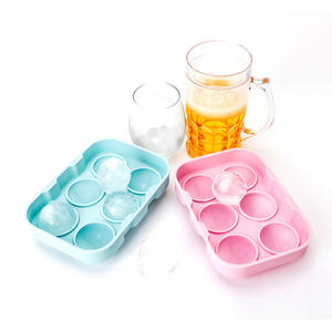 Bac à glaçons en Silicone <span class=keywords><strong>de</strong></span> qualité alimentaire à 6 cavités, forme ronde, moule à glaçons en silicone, fabricant <span class=keywords><strong>de</strong></span> <span class=keywords><strong>boules</strong></span> <span class=keywords><strong>de</strong></span> <span class=keywords><strong>glace</strong></span> - Product Image 5