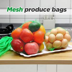 Sacs d'incubation d'œufs en maille plastique extensible et résistante, personnalisables et réutilisables pour légumes, fruits et jouets - Product Image 2