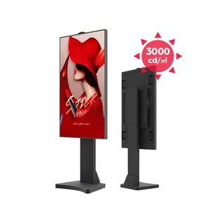 Ultra Narrow Bezel Ultra-thin Ultra-high Brightness Facing Digital Window Displays Screen Advertising Shop Window Signages