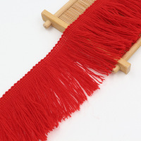 Frange à pompons en polyester personnalisée de 7 cm pour rideaux, vêtements, textiles de maison - Garniture décorative lavable et durable pour la couture