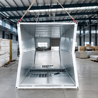 Maison conteneur préfabriquée moderne et respirante de 20 pieds avec évier, douche, WC et séparation humide/sèche pour hôtel, bureau et usage extérieur