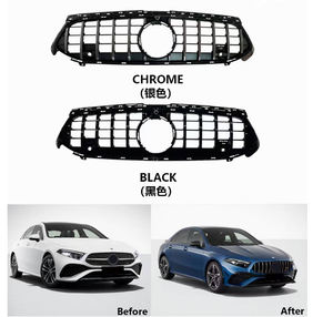 <span class=keywords><strong>2023</strong></span> + <span class=keywords><strong>AMG</strong></span> 35 pièce de rechange de voiture automatique a classe W177 <span class=keywords><strong>GT</strong></span> 1:1 calandre de capot extérieur pare-chocs calandre mise à niveau pièces de carrosserie - Product Image 2