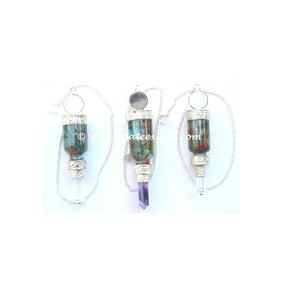 Pendentifs avec bouteille de puces Lapis-Lazuli, pierres précieuses, collier, vente en gros, pièces - Product Image 2