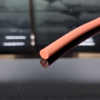 Usine En Gros Doux Flexible Silicone Tube Extrusion Anneau Solide Tuyau En Caoutchouc De Silicone Tube En Caoutchouc
