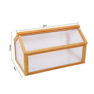 Serres de jardinage en bois, <span class=keywords><strong>mini</strong></span>-<span class=keywords><strong>serre</strong></span>, <span class=keywords><strong>serre</strong></span> <span class=keywords><strong>transparente</strong></span> pour la protection des plantes - Product Image 4