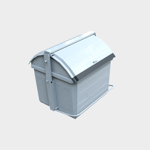 Contenedor de Basura de Acero Galvanizado BDB Metal 3200L, Sobre el Suelo - Product Image 2
