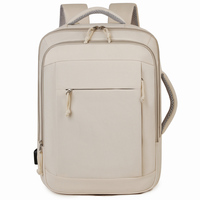 Sac à dos élégant et spacieux pour ordinateur portable, imperméable, portable et durable, avec port USB, idéal pour les trajets quotidiens et les voyages d'affaires