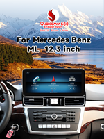 Pantalla Táctil de Navegación con Auto Carplay LELV Qualcomm 680 1920*720 para Benz Gl Ml 350 450 550 W166 X166 Gps Bt Radio Multimedia para Auto
