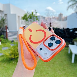 Funda Magnética Translúcida de Alta Calidad con Correa de Muñeca para iPhone Air 16 15 14 13 12 11 17 Pro Max, Compatible con Carga Inalámbrica - Product Image 6