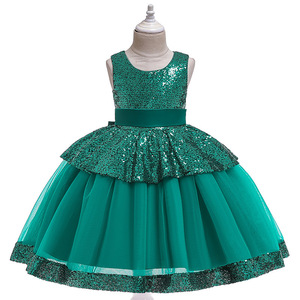 Ropa de Fiesta para Niñas, Vestidos de Princesa para Niñas, Vestido Bonito con Apliques de Flores para Niña - Product Image 1
