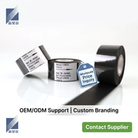 Foil Hot Stamping Generik PET untuk Printer Barcode/Tanggal Plastik, Pita Label Kemasan (Ukuran Dapat Disesuaikan)