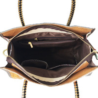 Sac fourre-tout en cuir véritable patchwork effet peau de serpent pour femme, sac à main bandoulière multi-positions avec blocs de couleur patchwork aléatoires et spéciaux