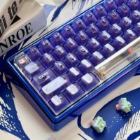 Teclado Transparente para PC con Montaje Gasket al 65%, PCB Intercambiable en Caliente, Placa de Policarbonato, Color/Logotipo Personalizado, Proveedor OEM