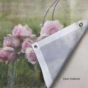 Lona de Malla de PVC y Poliéster Impermeable y Portátil para Publicidad Exterior en Campañas de Construcción y Festivales - Product Image 3