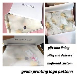 Papel vitela translúcido natural con logotipo metálico 105gsm 90gsm 75gsm Papel de calco coloreado para impresión digital para embalaje - Product Image 4