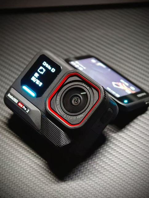 Insta360 Shadow Stone Pro 2 8K Ultra-Clear Riding Camera-IPX4 Waterproof Dual Anti-Shake Night Shooting