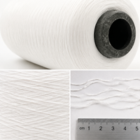 Fil à coudre élastique, haute élasticité, coloré, imitation nylon, polyester, teint, pour crochet et cuir