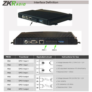 Lector UHF RFID de 4 canales, escritor RS232 TNC de largo alcance, 1-35m, gestión de almacenes, lector fijo UHF RFID - Product Image 5