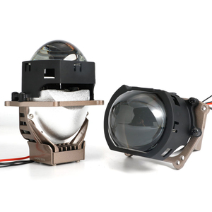 Lente de proyector cuadrada BiLed de 3,0 pulgadas 60W 6000K LED Canbus 12V faro de coche de haz alto/bajo para <span class=keywords><strong>Audi</strong></span> A5 montaje Universal - Product Image 1