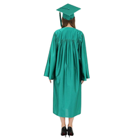 Lycée brillant Graduation Togas Set adulte Graduation Cap et robe Tassel